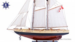 𝐁𝐋𝐔𝐄𝐍𝐎𝐒𝐄 𝐈𝐈 𝐭𝐡𝐞 𝐈𝐜𝐨𝐧 𝐨𝐟 𝐍𝐨𝐯𝐚 𝐒𝐜𝐨𝐭𝐢𝐚 & 𝐂𝐚𝐧𝐚𝐝𝐚 🏞 The Bluenose II was the successor of the original Bluenose built in 1921 by Nova Scotia. It was commissioned by Sidney Culverwell Oland and built in 1963 as a promotional yacht for Oland Brewery, then launched at Lunenburg on 24 July in the same year. Sidney Oland donated the schooner to Nova Scotia in 1971 and it became Nova Scotia's sailing ambassador. You may find an image of the Bluenose on a Canadian dime. --