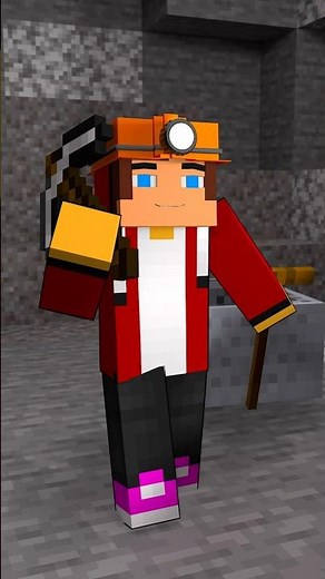 JJ's Diamond Mining Technique - Minecraft Animation #shortfilms