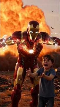 Iron Man Saves His Son in the Most Emotional Moment #ironman #tonystark #ironmanchallenge
