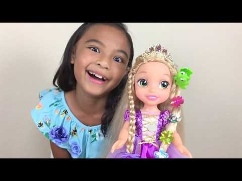 Glow N' Style Rapunzel Easy Braids Hair Braider Unboxing | Toys Academy