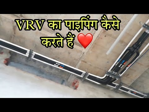 How to install copper pipe for vrv |