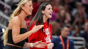 Caitlin Clark checks in on Sophie Cunningham after teammate misses her epic performance due to unexpected issue