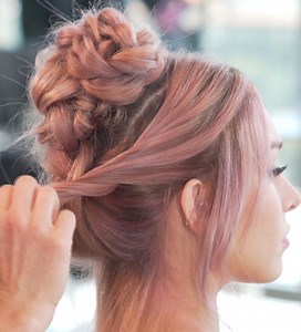 5.1K views · 52 reactions | How-to: Simple Braided High Updo Heidi Marie Garrett speaks to creating volume and texture in your updos. Watch the full Simple Braided High Updo tutorial! https://bit.ly/2JNAXNl | Kenra Professional | Facebook