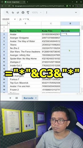 How to Quickly Create Barcodes in Google Sheets #barcode #googlesheets #gsheets #googlesheetstuto...