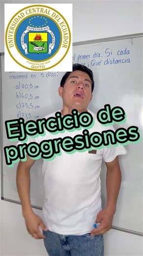 📚 Domina las progresiones y suma puntos clave para tu ingreso a la UCE. Cada ejercicio resuelto te acerca más a tu meta. 🎯🔥 #UCE #UniversidadCentral #IngresoUniversidad #Matemáticas #Progresiones
