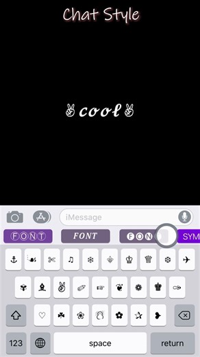 Chat Style font keyboard & fancy font application