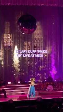 Hilary Duff singing “Wake Up” live in 2026 is pure magic ✨🪩