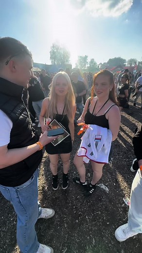 Umfrage auf dem Russian Coco Festival