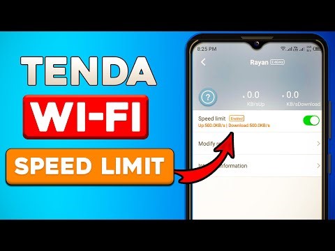 How to Control Internet Speed on Tenda Router | Speed Limit Feature Explained