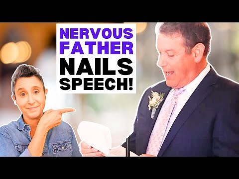 HILARIOUS Father of the Bride Knows the Real Secret To A Great Speech, Here's Why!