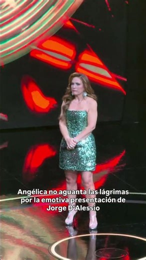 Angélica Vale llora al escuchar a Jorge D'Alessio 😭🎤