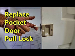How to Replace a Pocket Door Pull Lock