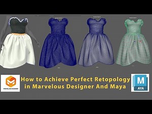 How to Achieve Perfect Retopology in Marvelous Designer And Maya | CG_GUM 2025