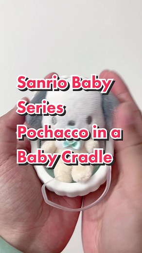 Sanrio Baby Series Pochacco in a Cradle