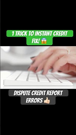 How to Dispute Credit Report Errors Yourself FAST #creditdisputes