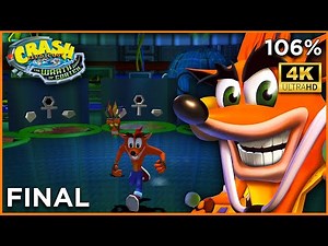 Crash Bandicoot: The Wrath of Cortex 4KHD (PS2) | Chamber 6 (Lab) FINAL | 106% Walkthrough
