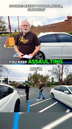 Elderly Man LOSES IT at Post Office Over Cameras— Instantly Regrets It #firstamendmentaudit #shorts