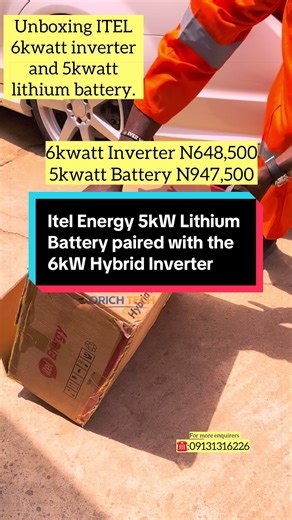 Unboxing the Itel 5kW Lithium Battery and 6kW Inverter