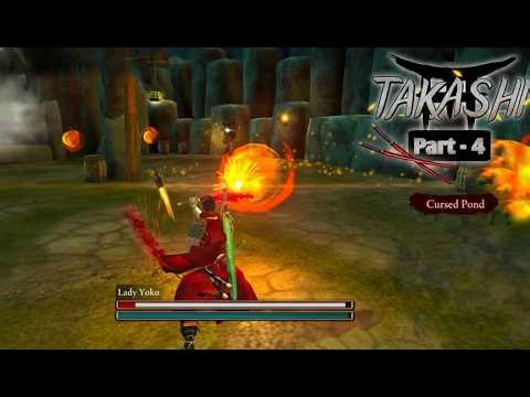 Lady Yoko Boss VS Dual Short Katanas | Cursed Pond | Takashi Ninja Samurai Gameplay Part 4