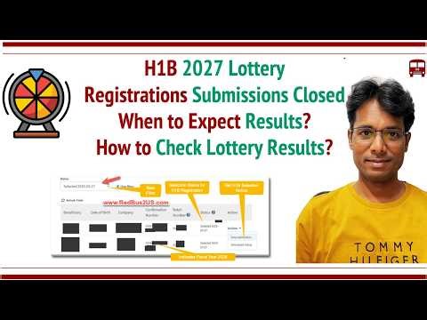 H1B 2027 Registrations Closed - When do we get Lottery Results? How to Check? FAQs