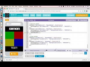 App Lab Simon Game (Part 4: Random Sequence and User Input)