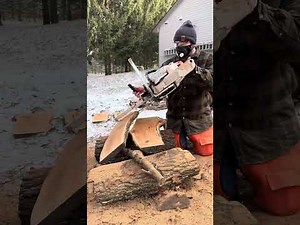 Chainsaw Milling Red Oak and Honey Locust in Real Time! Future Small Woodworking Projects!
