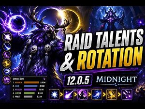 Balance Druid Raid Talents/Rotation - 12.0.5 Midnight WoW