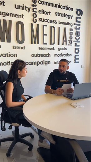 🎥 I sat down with Clara for what she thought was a normal interview… but the questions? Totally unexpected 😂 She handled it in a funny way — smart, sharp, and full of talent. And guess what? She’s officially part of the Two Media family! 💥 Welcome aboard, Clara! #TwoMedia #BobJaalouk | Ibrahim Jaalouk