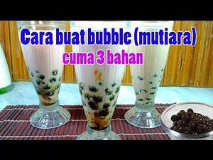 Cara membuat boba | bubble tea | Simple cuma 3 bahan