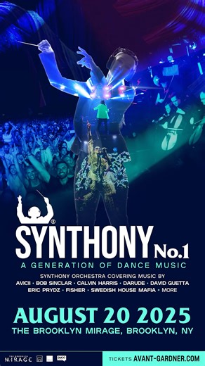 3.8K views · 1.4K reactions | NEW YORK, ARE YOU READY?! SYNTHONY is taking over the iconic Brooklyn Mirage on 20 August 2025 – and it’s going to be a night to remember! ️ Tickets drop soon – sign up for the presale hive.co/l/synthony820 #SYNTHONY #BrooklynMirage #EpicNight #LiveOrchestra #August2025 | SYNTHONY | Facebook