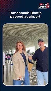 Tamannaah Bhatia Papped at the Airport | Bollywood Actress Spotted in Style | #Bollywood | N18S