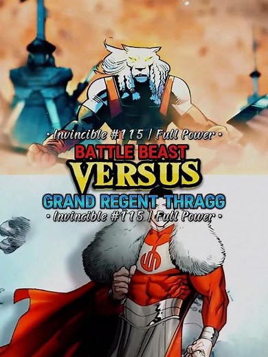 Battle Beast vs Thragg | Battle #shorts #invincible