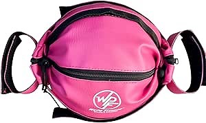 Adjustable Fitness Ball Cover with Straps - Perfect for Core Workouts, Weight Loss, and Sports Training - Fits Most Exercise and Sports Balls Pink