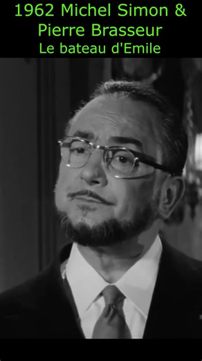 Michel Simon & Pierre Brasseur magistraux 🎭 | Le Bateau d’Émile – Scène culte (1962) #cinemafrancais