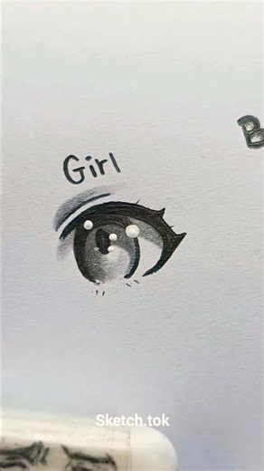 Drawing Rabbit Eyes girl and boy Tutorial✨✏️ #howtodraw#eyes #drawing#art #artist#draw