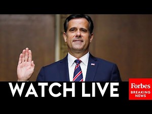 LIVE: John Ratcliffe, Trump's Choice For CIA Director, Testifies At Senate Confirmation Hearing