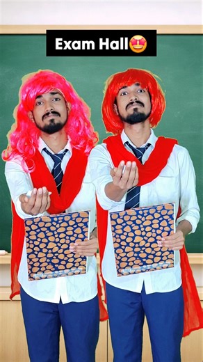 Types of students in exam🤣 #comedy #comedyvideo #shorts #youtubeshorts #funnyvideo
