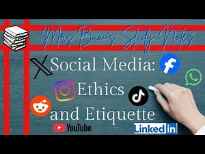 Social Media Ethics and Etiquette: a short overview