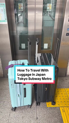 Travel Tips: How to Travel with Lots of Luggage on Tokyo Subways