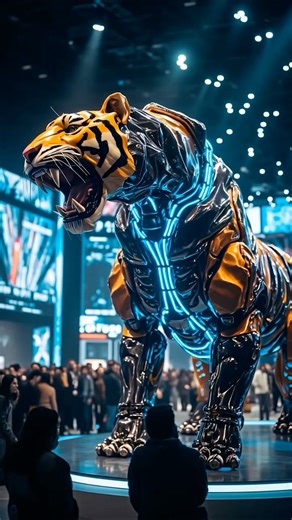 The Future of Cyber Animals #ai #fantasy #fypシ゚viral #epic #aiart #cinematicai #hybrid