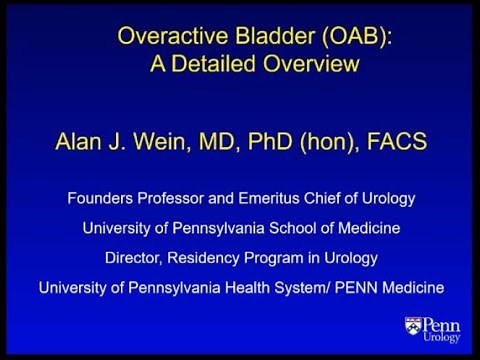 6.4.2020 Urology COViD Didactics - Overactive Bladder (OAB): A Detailed Overview