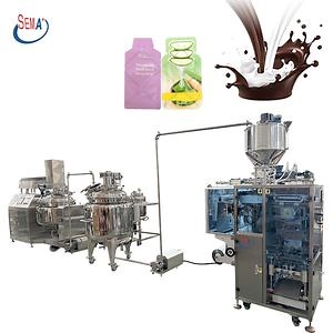 [Hot Item] Emulsification Tank Linking with Shaped Sachet Packing Machine