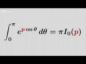 5C11 (1/3) Modified Bessel Function of 1st kind, Contour integral