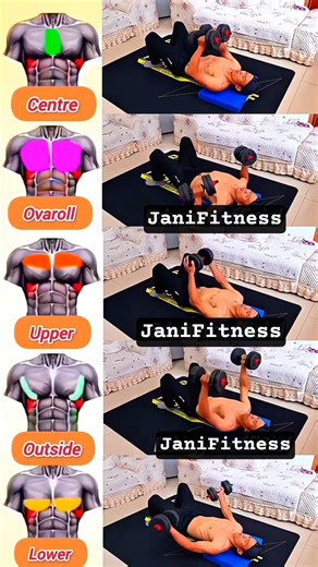 ✅Build a Defined Chest with Dumbbells 💪 #dumbbells #chestworkout