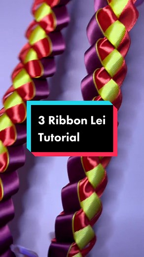 3 Ribbon Graduation Lei Tutorial for DIY Enthusiasts