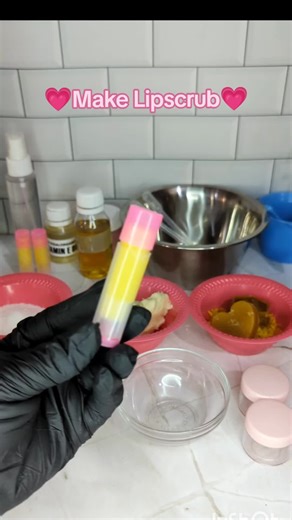 😎DIY lip scrub with full recipe🥳🥳🥳🥳 If you are a formulator and have been having trouble with getting the right formula for a lip scrub for your clients try this out You can adjust as desired and replace either oils or butters with your choosing Remember to sterilize all your equipment before use and ensure your work environment is sterile Recipe: 1. Beeswax yellow : 3g 2. Beeswax white : 3g 3. Castor oil : 8g 4. Shea butter: 5g 5. Vitamin E. : 1g 6. Sugar : add according to the consistency