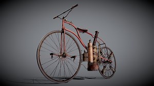 Roper Steam Velocipede - Download Free 3D model by Bici Lab Andorra (@bicilabandorra)