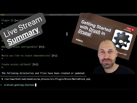 Summary: Getting Started with Drush for Drupal
