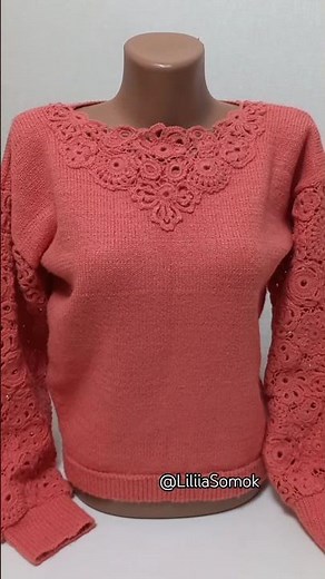 Crochet Lace Blouse#irishcrochet #crochet #handmade #womensblouse #crochetsweater#knitting