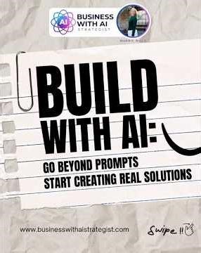 Stop Using AI. Start Building